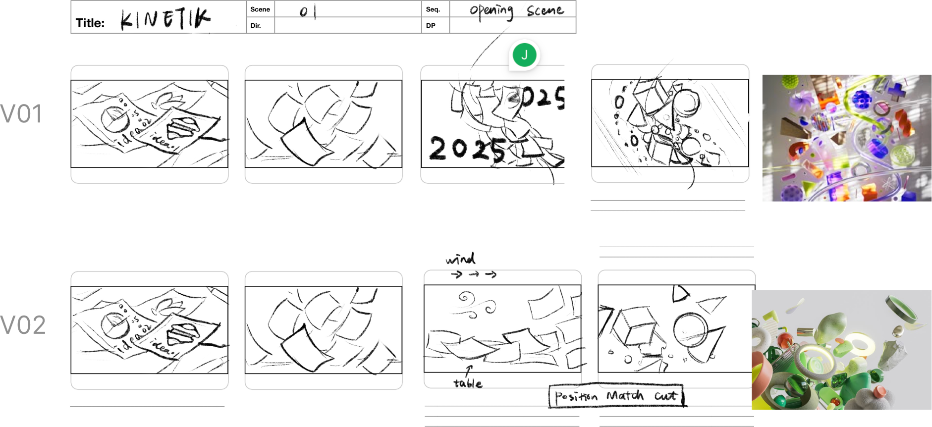 KINETIK storyboard 1