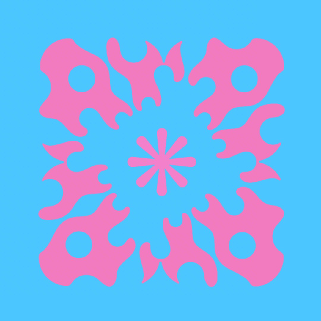 Rotating paper-cut pattern study 6
